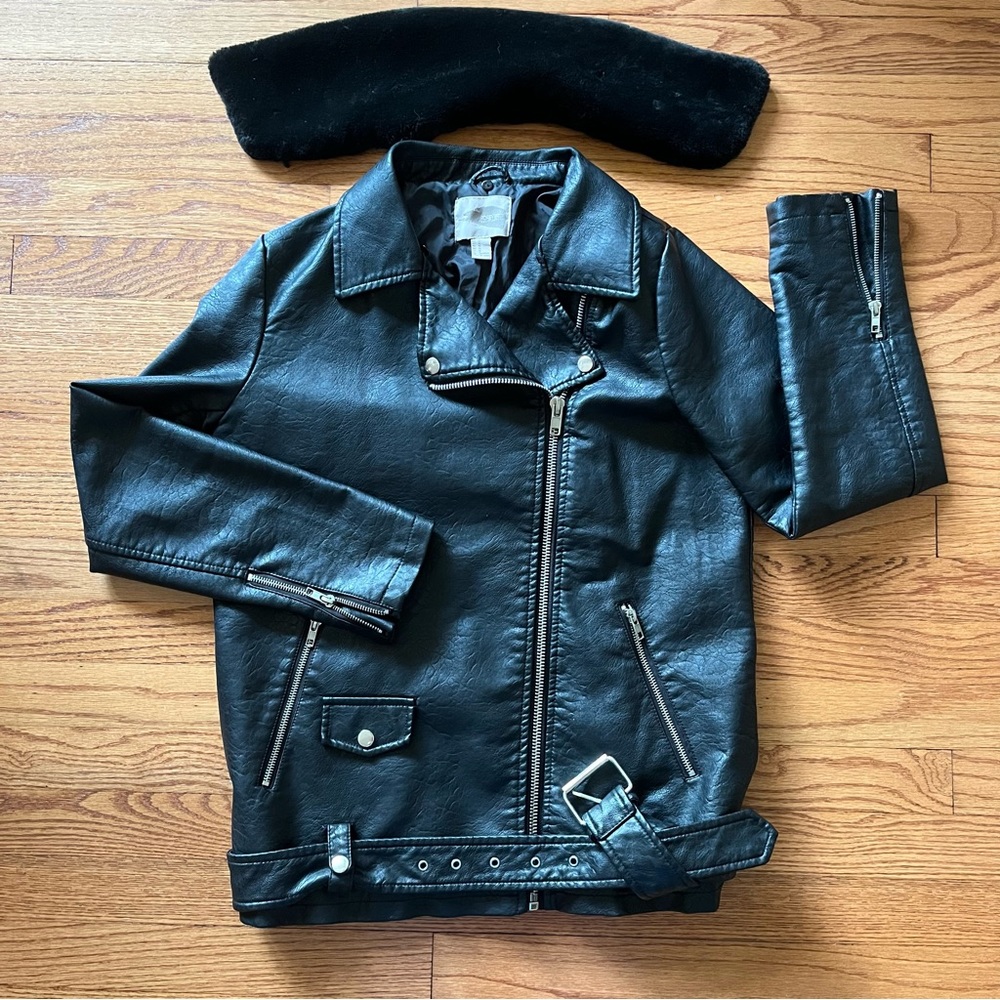 Forever21 Faux Leather Motorcyle Jacket